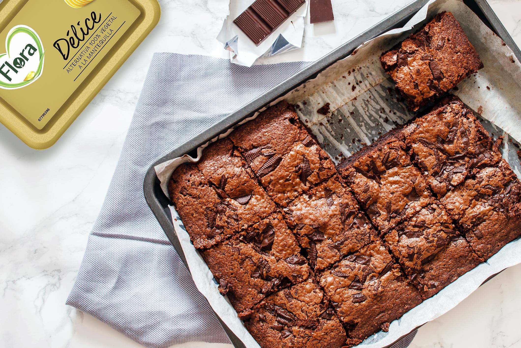 recipe image Brownies de chocolate